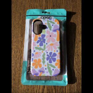 iPhone 16 Case Mushrooms And Flowers Pastel New In Packaging